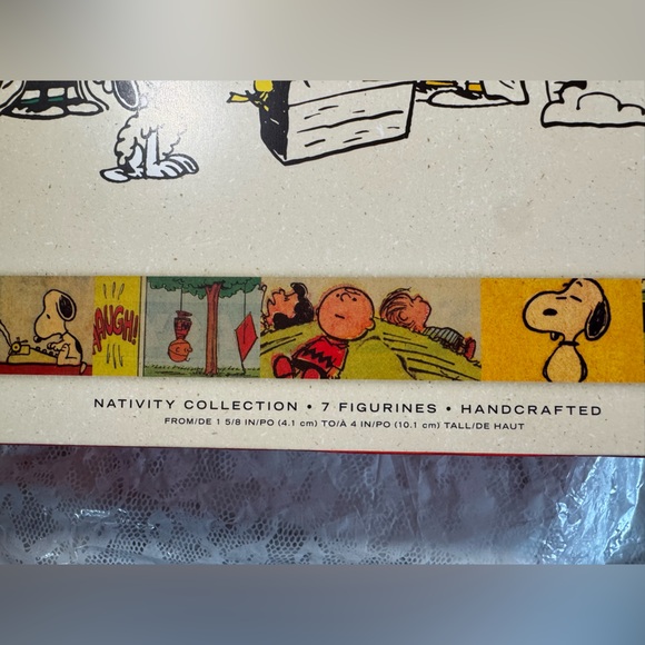 Hallmark Peanuts Gallery Nativity Collection 11 Piece Handcrafted Set - Not Used - Picture 5 of 14